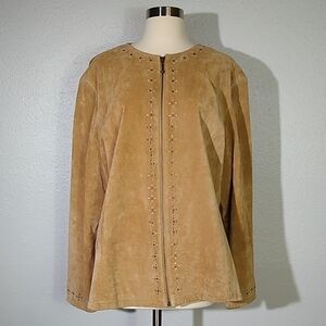 Cabela's‎ Suede Leather Starburst Studded Jacket LG